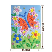 Load image into Gallery viewer, Handmade 3D Children Mosaicos DIY Foam&amp;Crystal Stickers Art EVA Cartoon Animal Dinosaur Creative Educational Toys for Kids