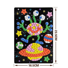 Load image into Gallery viewer, Handmade 3D Children Mosaicos DIY Foam&amp;Crystal Stickers Art EVA Cartoon Animal Dinosaur Creative Educational Toys for Kids