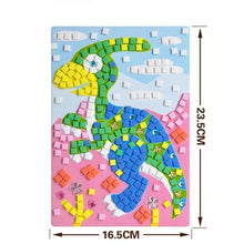 Load image into Gallery viewer, Handmade 3D Children Mosaicos DIY Foam&amp;Crystal Stickers Art EVA Cartoon Animal Dinosaur Creative Educational Toys for Kids