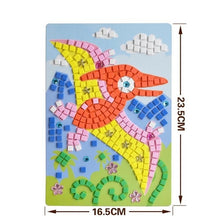 Load image into Gallery viewer, Handmade 3D Children Mosaicos DIY Foam&amp;Crystal Stickers Art EVA Cartoon Animal Dinosaur Creative Educational Toys for Kids