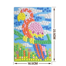 Load image into Gallery viewer, Handmade 3D Children Mosaicos DIY Foam&amp;Crystal Stickers Art EVA Cartoon Animal Dinosaur Creative Educational Toys for Kids