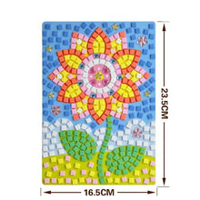 Load image into Gallery viewer, Handmade 3D Children Mosaicos DIY Foam&amp;Crystal Stickers Art EVA Cartoon Animal Dinosaur Creative Educational Toys for Kids