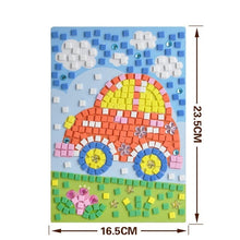Load image into Gallery viewer, Handmade 3D Children Mosaicos DIY Foam&amp;Crystal Stickers Art EVA Cartoon Animal Dinosaur Creative Educational Toys for Kids