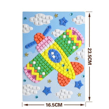 Load image into Gallery viewer, Handmade 3D Children Mosaicos DIY Foam&amp;Crystal Stickers Art EVA Cartoon Animal Dinosaur Creative Educational Toys for Kids