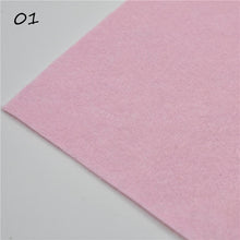 Load image into Gallery viewer, 1pc handmade felt fabric flowers diy craft feltro para artesanato for dolls fieltro felting wool30/15cm 60 colors