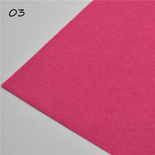 Load image into Gallery viewer, 1pc handmade felt fabric flowers diy craft feltro para artesanato for dolls fieltro felting wool30/15cm 60 colors