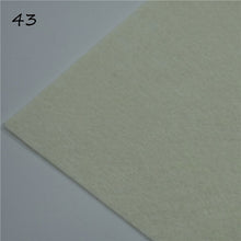 Load image into Gallery viewer, 1pc handmade felt fabric flowers diy craft feltro para artesanato for dolls fieltro felting wool30/15cm 60 colors